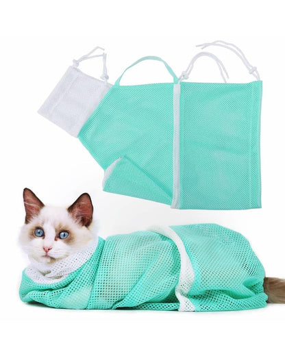 Groom Cats Stress-Free Instantly! Anti-Scratch Cat Bath & Grooming Bag