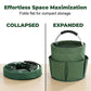 Organize Garden Tools Instantly! Foldable Outdoor Storage Tote