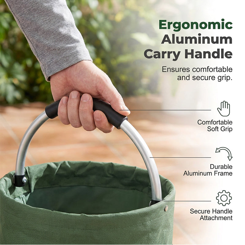 Organize Garden Tools Instantly! Foldable Outdoor Storage Tote