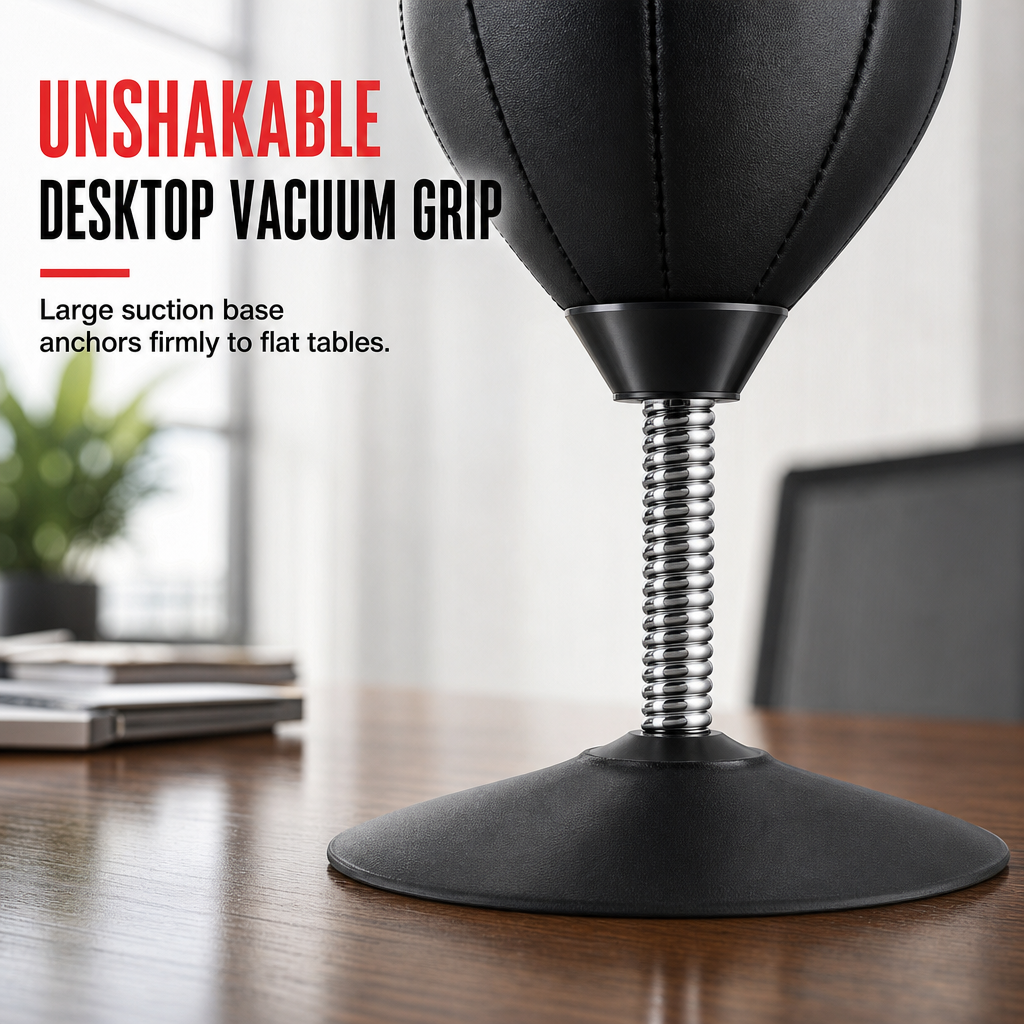 Punch Away Stress Instantly! Suction Cup Desktop Punching Ball