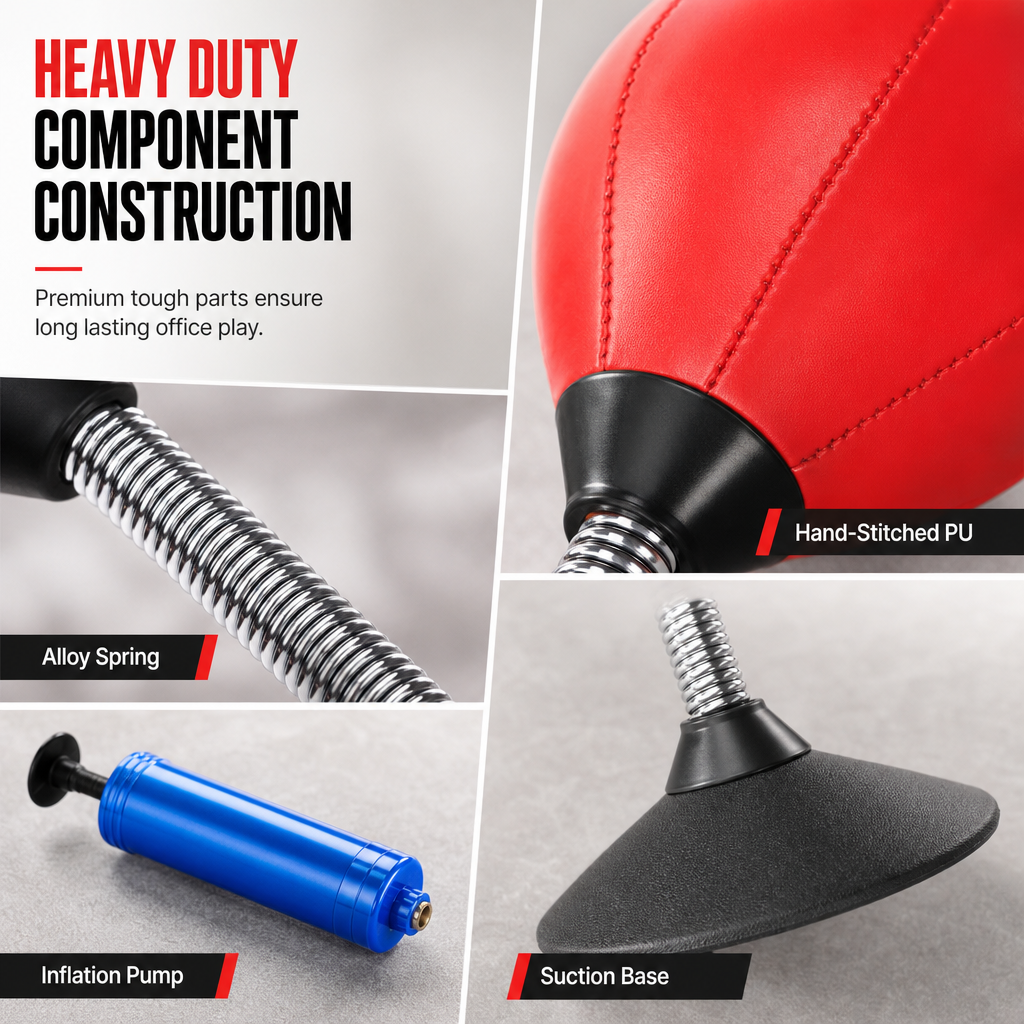 Punch Away Stress Instantly! Suction Cup Desktop Punching Ball