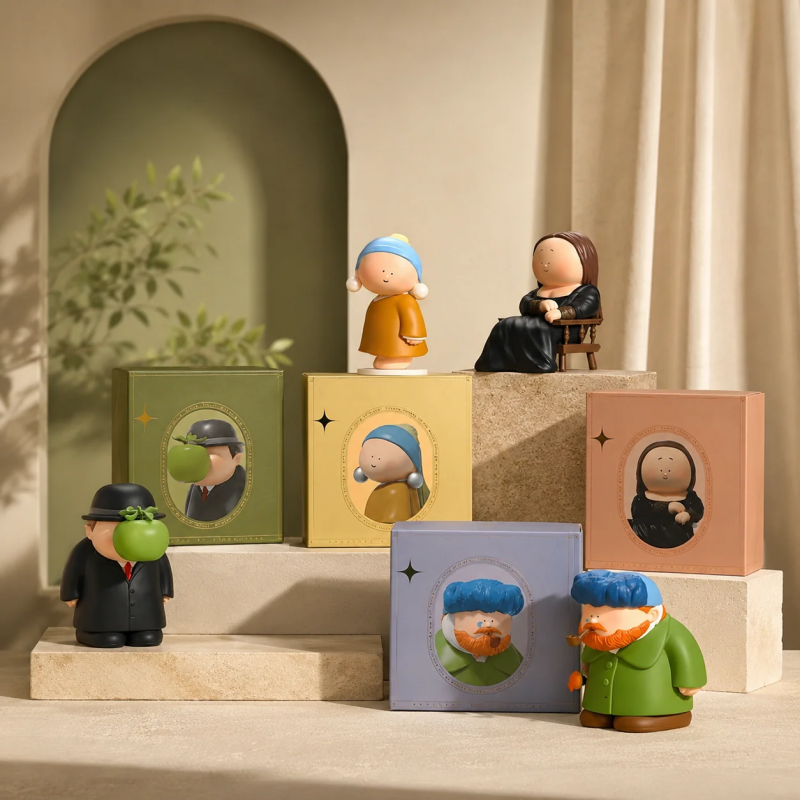 Surprise & Display Instantly! Artful Blind Box Figurines