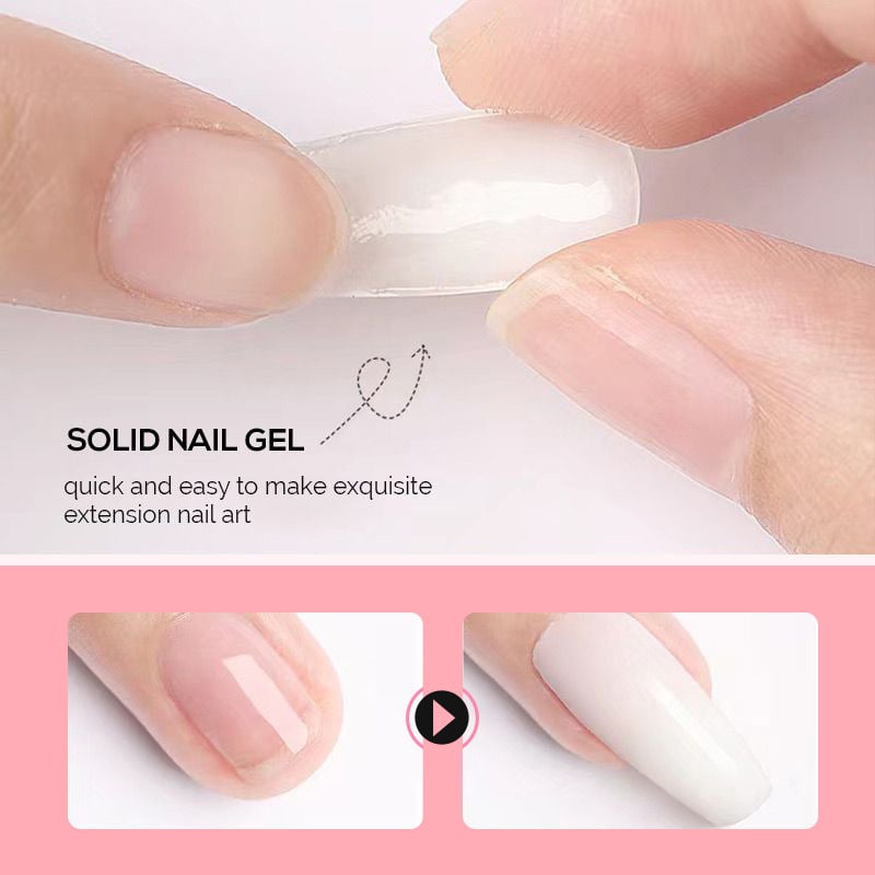 Extend Nails Instantly! No-Mess Solid Builder Gel