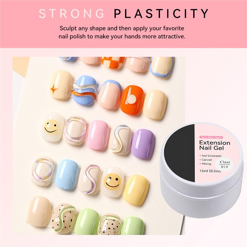 Extend Nails Instantly! No-Mess Solid Builder Gel