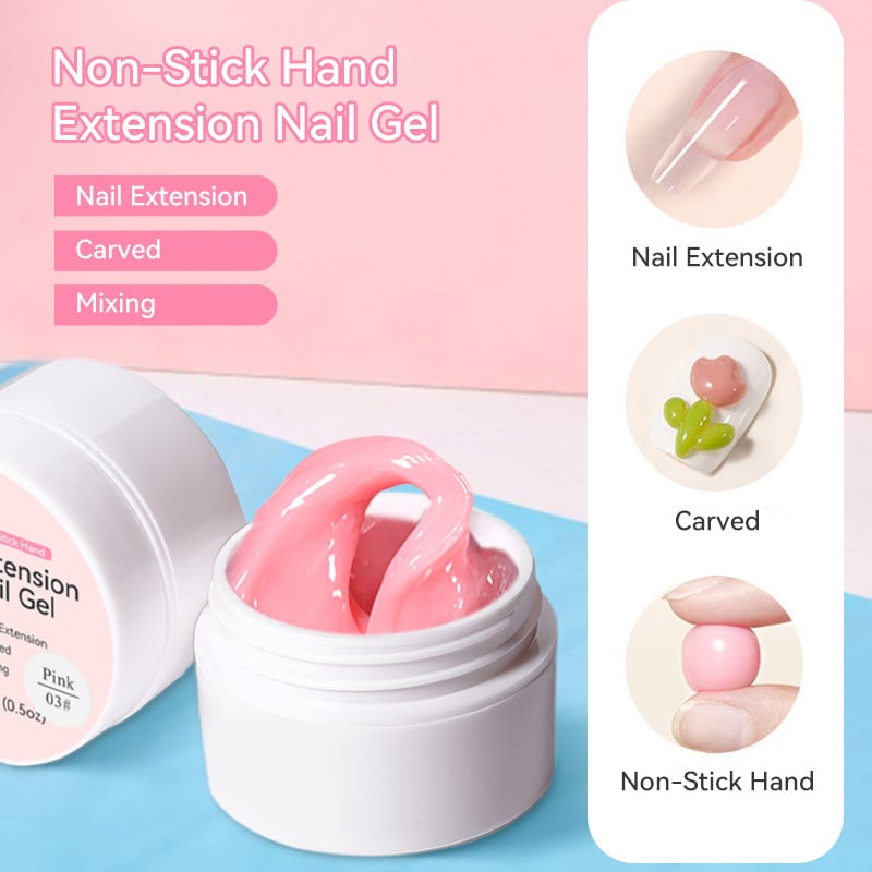 Extend Nails Instantly! No-Mess Solid Builder Gel