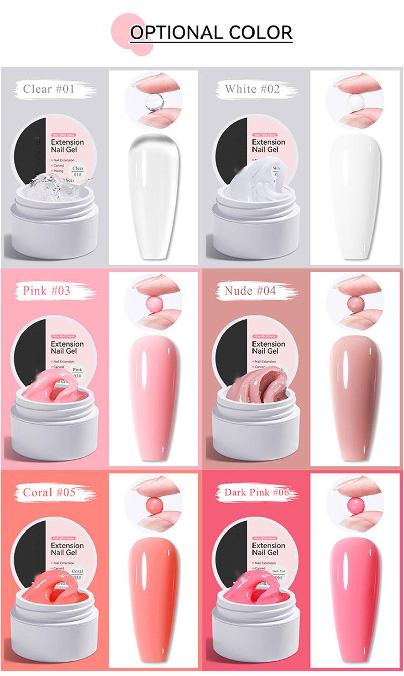 Extend Nails Instantly! No-Mess Solid Builder Gel