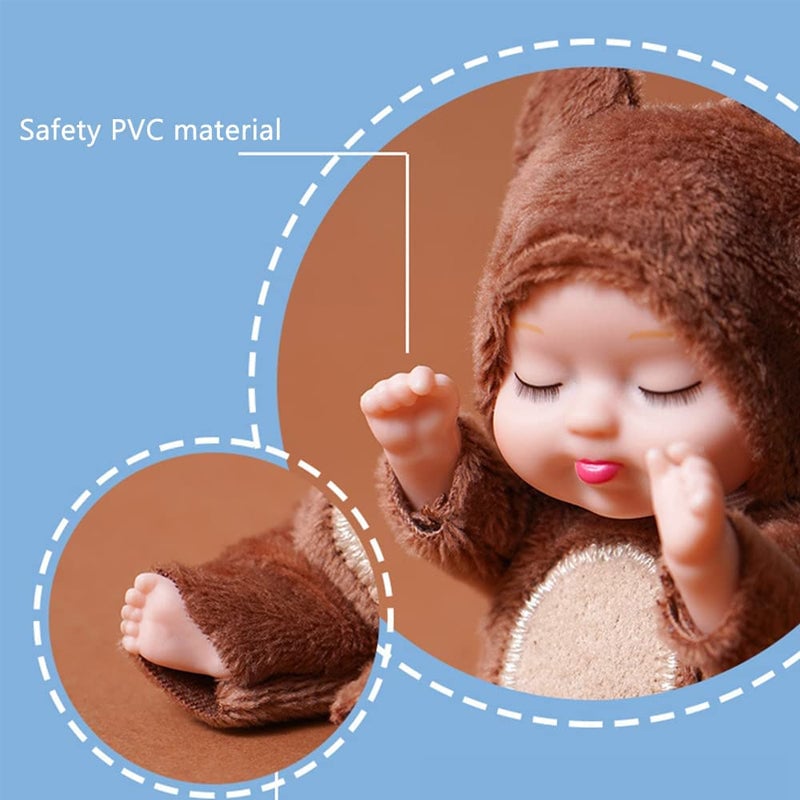 Delight Kids Instantly! Mini Realistic Animal Baby Doll