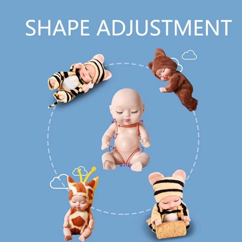 Delight Kids Instantly! Mini Realistic Animal Baby Doll