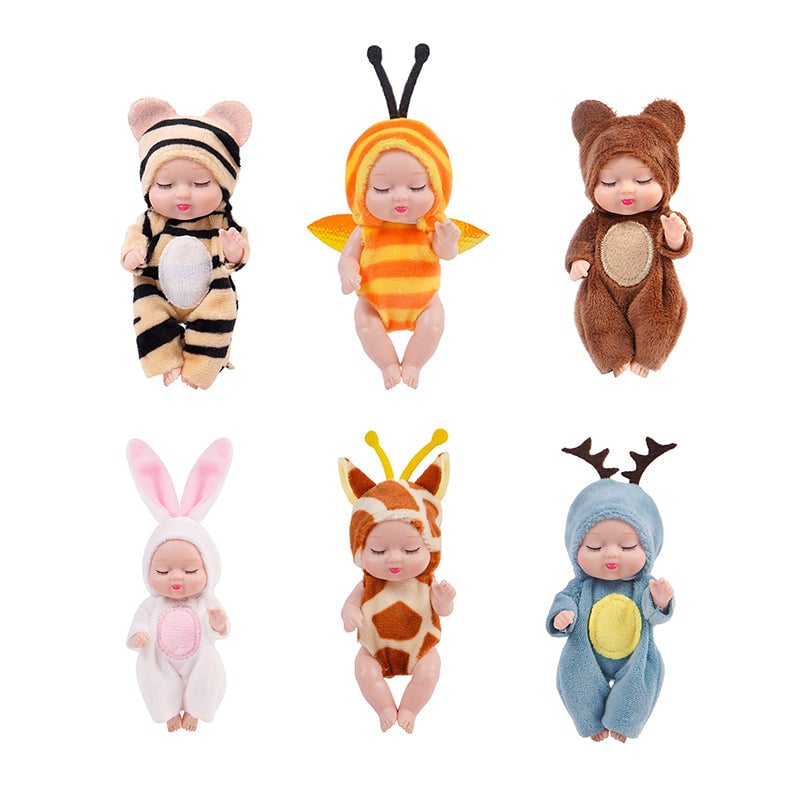 Delight Kids Instantly! Mini Realistic Animal Baby Doll