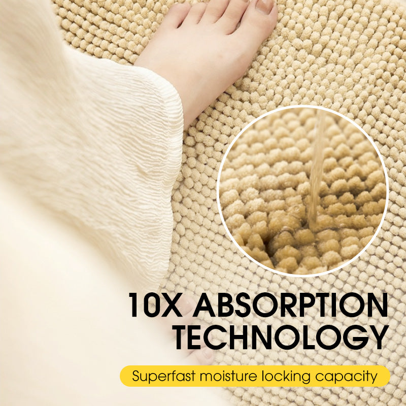 Absorb Bathroom Water Instantly! Non-Slip Quick-Dry Floor Mat