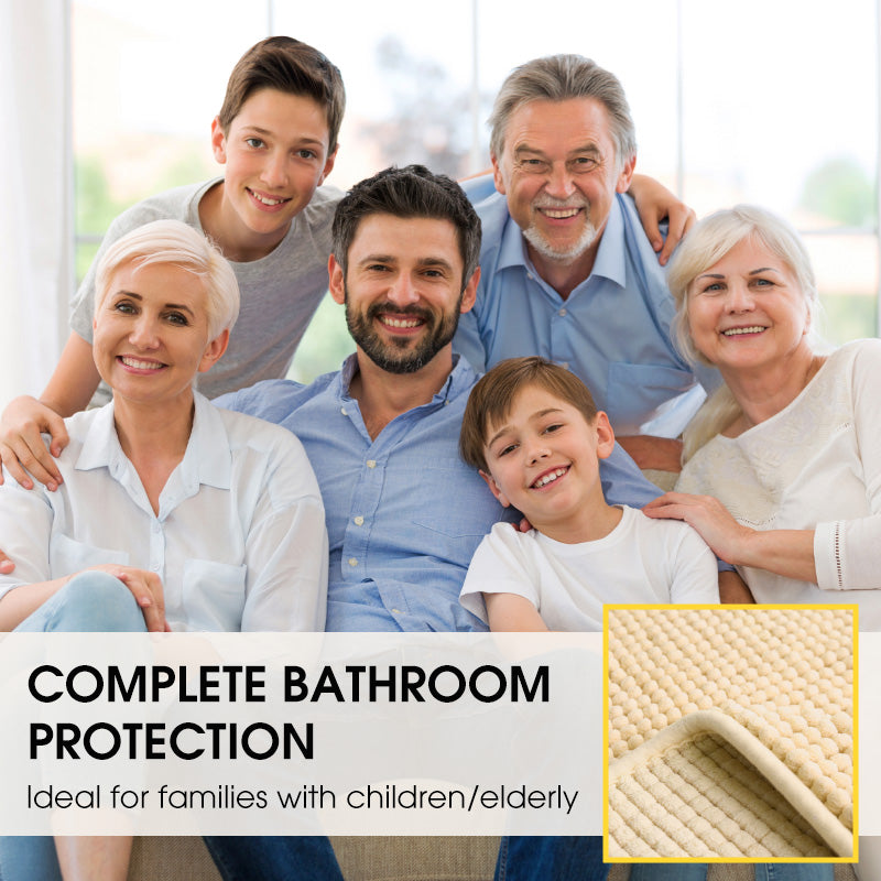 Absorb Bathroom Water Instantly! Non-Slip Quick-Dry Floor Mat