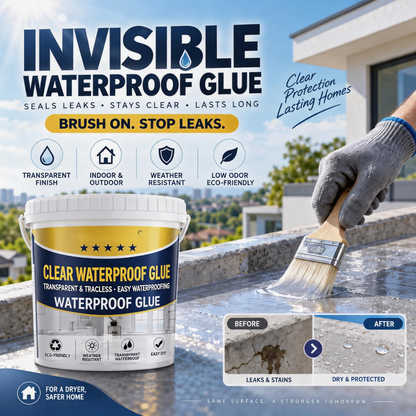 Seal Leaks Instantly! Invisible Waterproof Glue Coating