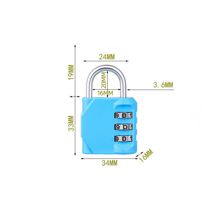 Lock Up Securely Instantly! Heavy-Duty Weatherproof Combination Padlock
