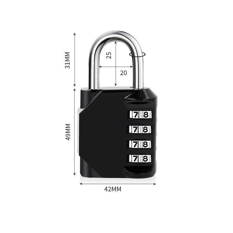 Lock Up Securely Instantly! Heavy-Duty Weatherproof Combination Padlock