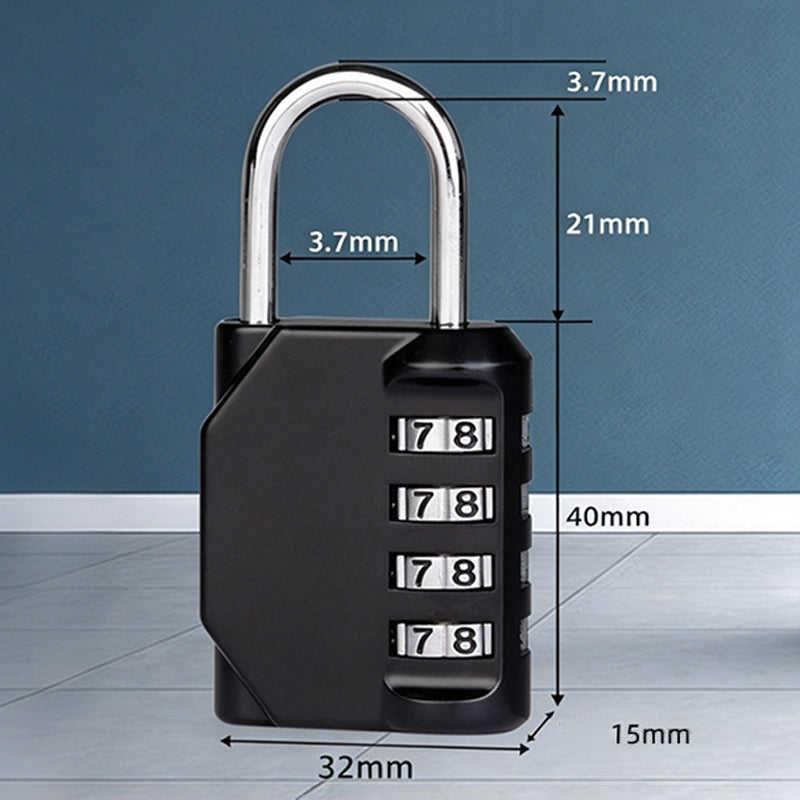 Lock Up Securely Instantly! Heavy-Duty Weatherproof Combination Padlock