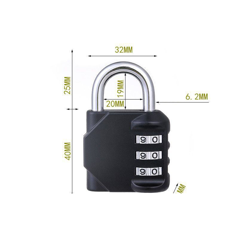 Lock Up Securely Instantly! Heavy-Duty Weatherproof Combination Padlock
