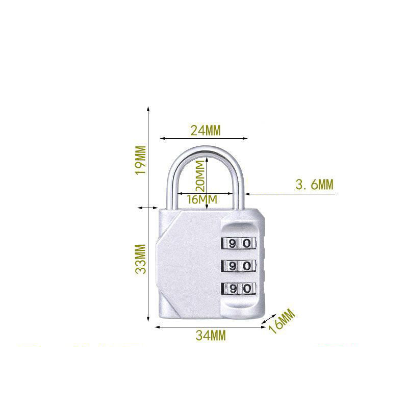 Lock Up Securely Instantly! Heavy-Duty Weatherproof Combination Padlock