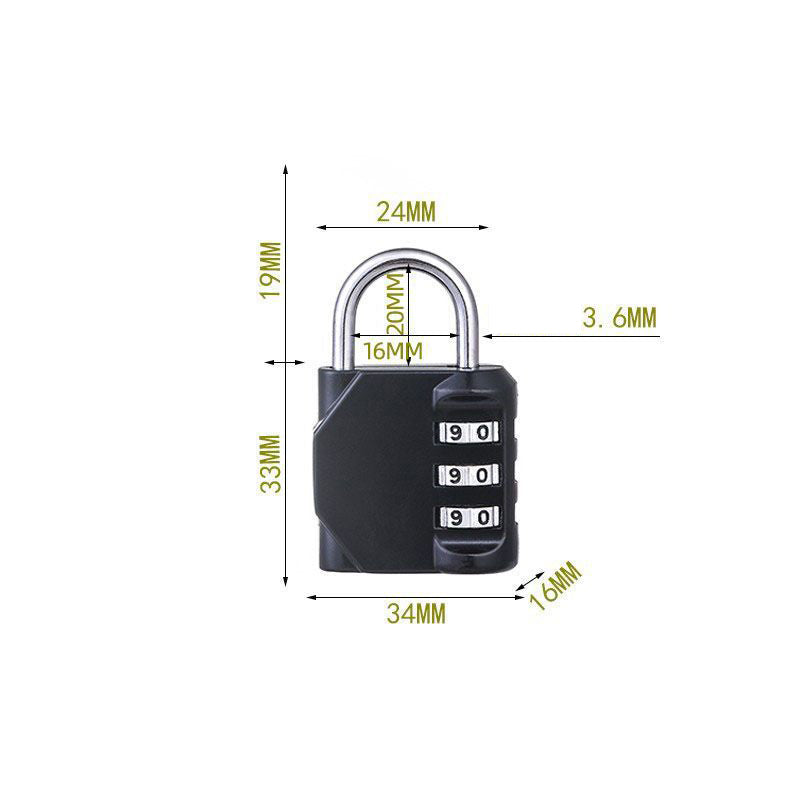 Lock Up Securely Instantly! Heavy-Duty Weatherproof Combination Padlock