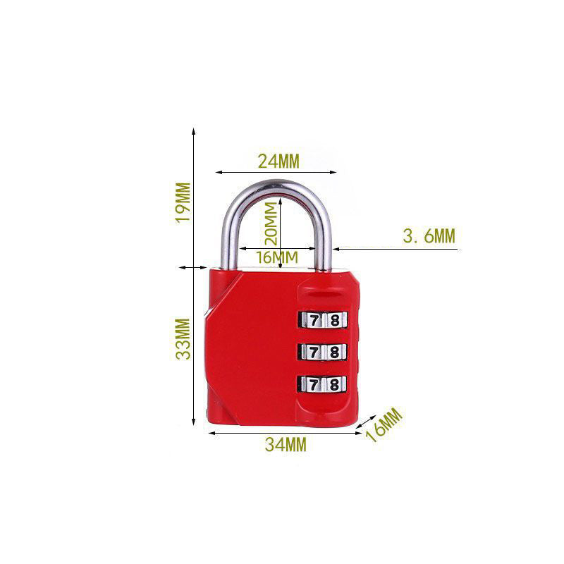 Lock Up Securely Instantly! Heavy-Duty Weatherproof Combination Padlock