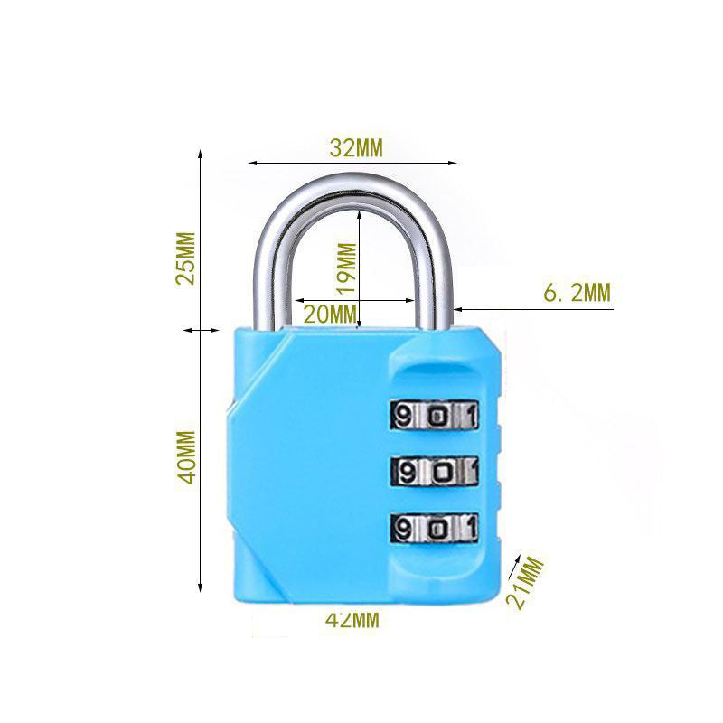 Lock Up Securely Instantly! Heavy-Duty Weatherproof Combination Padlock