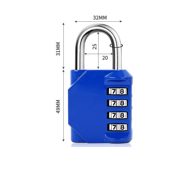 Lock Up Securely Instantly! Heavy-Duty Weatherproof Combination Padlock