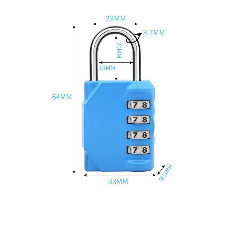 Lock Up Securely Instantly! Heavy-Duty Weatherproof Combination Padlock