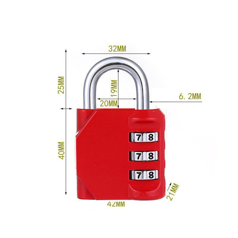 Lock Up Securely Instantly! Heavy-Duty Weatherproof Combination Padlock