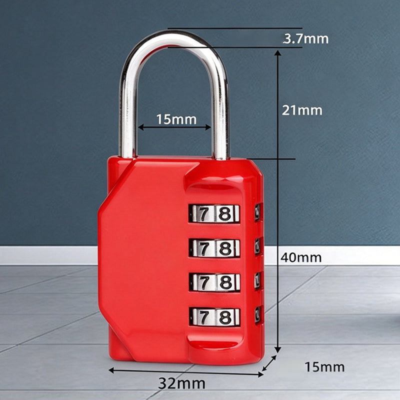 Lock Up Securely Instantly! Heavy-Duty Weatherproof Combination Padlock