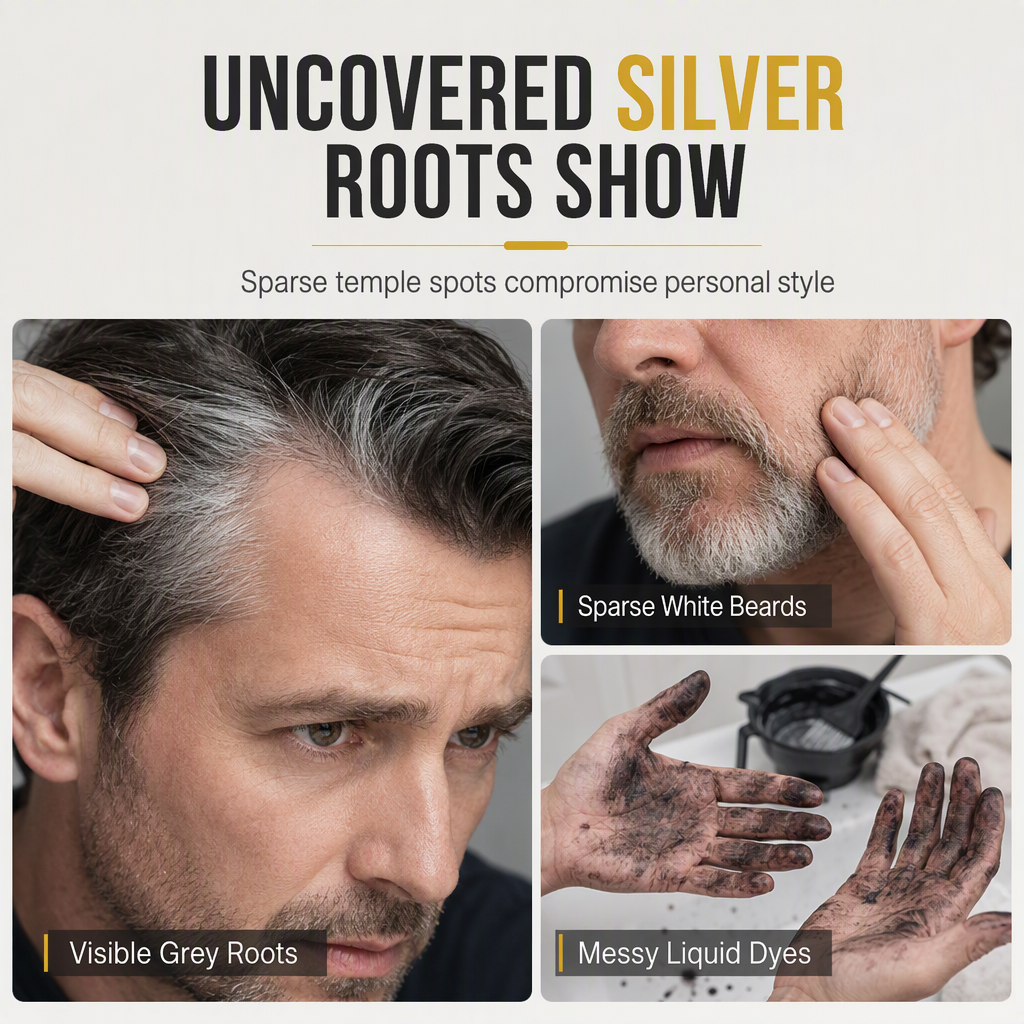 Cover Sparse Roots Instantly! Waterproof Hairline Contour Powder