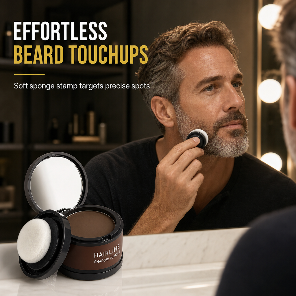 Cover Sparse Roots Instantly! Waterproof Hairline Contour Powder