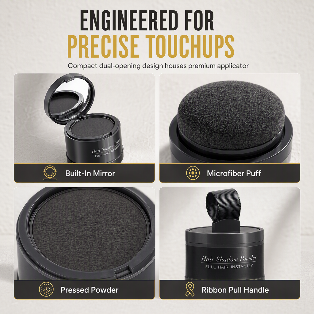 Cover Sparse Roots Instantly! Waterproof Hairline Contour Powder