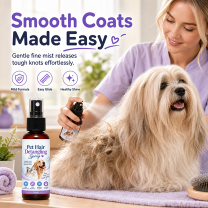 Remove Mats & Shine Instantly! Pet Detangling Spray