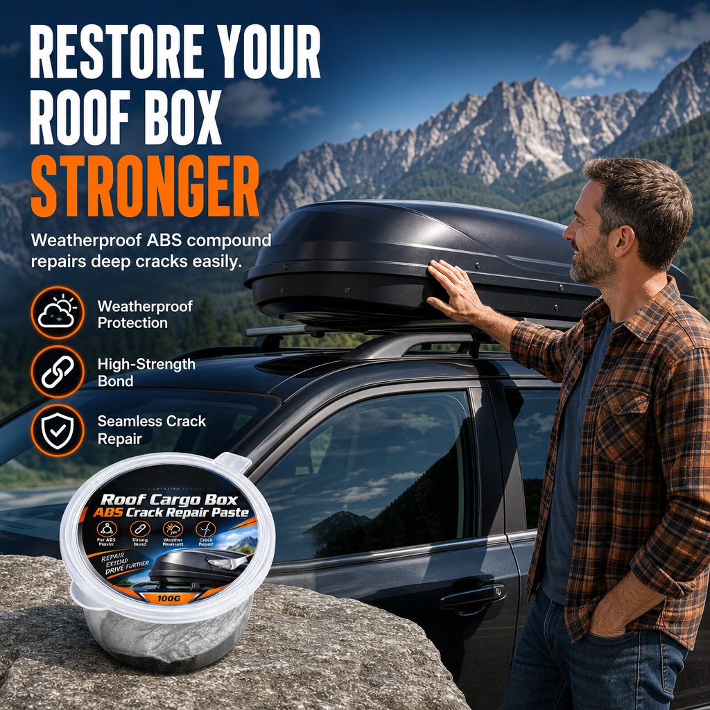 Repair Roof Box Cracks Instantly! ABS Crack Filler Cream