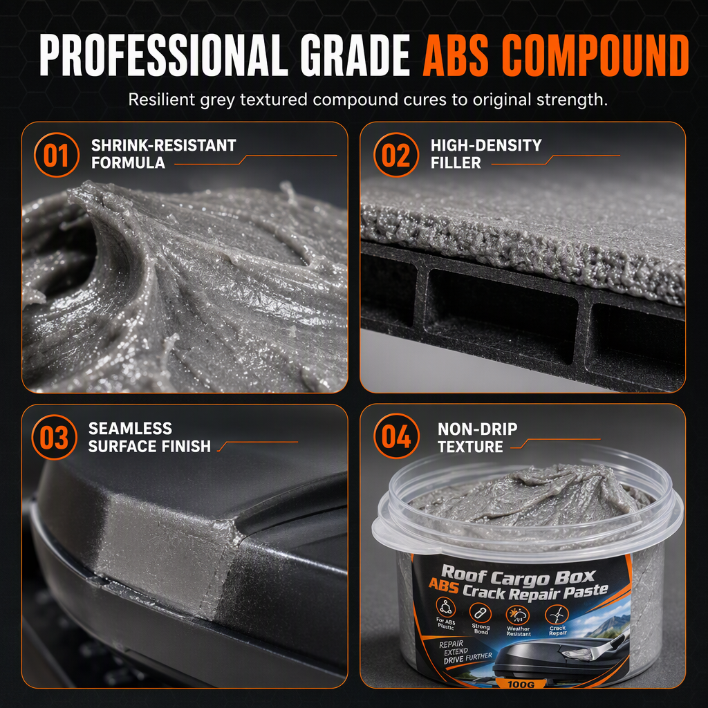 Repair Roof Box Cracks Instantly! ABS Crack Filler Cream