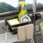Organize Sinks Instantly! Rustproof Faucet Sponge Holder Rack