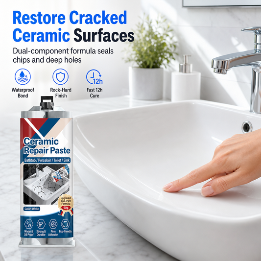 Repair Cracked Ceramic Instantly! Waterproof Tile Repair Paste