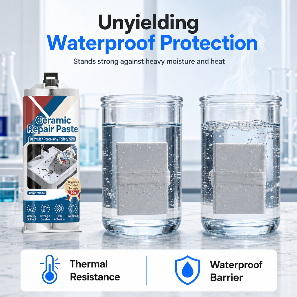 Repair Cracked Ceramic Instantly! Waterproof Tile Repair Paste