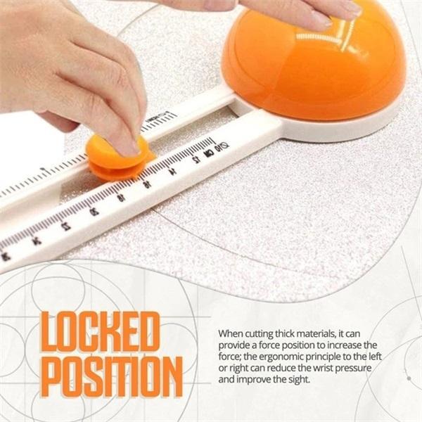 Cut Perfect Circles Instantly! Adjustable Rotary Circle Cutter