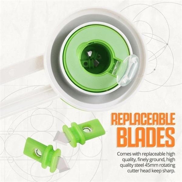 Cut Perfect Circles Instantly! Adjustable Rotary Circle Cutter