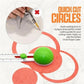 Cut Perfect Circles Instantly! Adjustable Rotary Circle Cutter