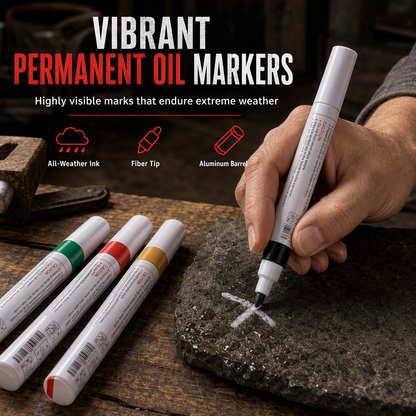 Mark Tires Instantly! Waterproof Permanent Oil Paint Pen