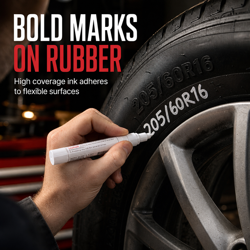 Mark Tires Instantly! Waterproof Permanent Oil Paint Pen