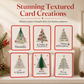 Create Christmas Cards Instantly! DIY Hand-Stitched Greeting Card Kit
