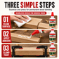 Repair Cracked Wood Instantly! Heavy-Duty Invisible Wood Adhesive