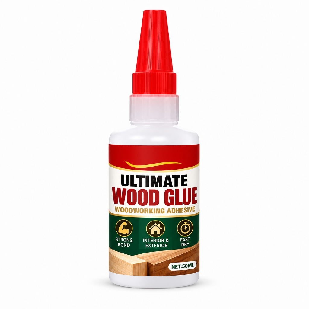 Repair Cracked Wood Instantly! Heavy-Duty Invisible Wood Adhesive