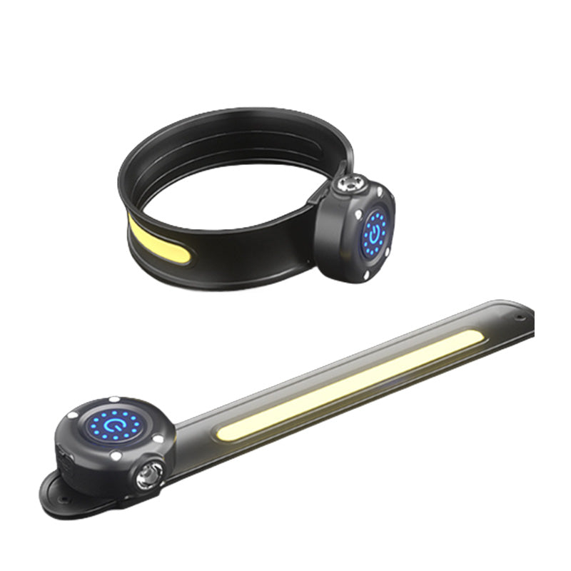 Light Your Run Instantly! LED COB Wrist Safety Light
