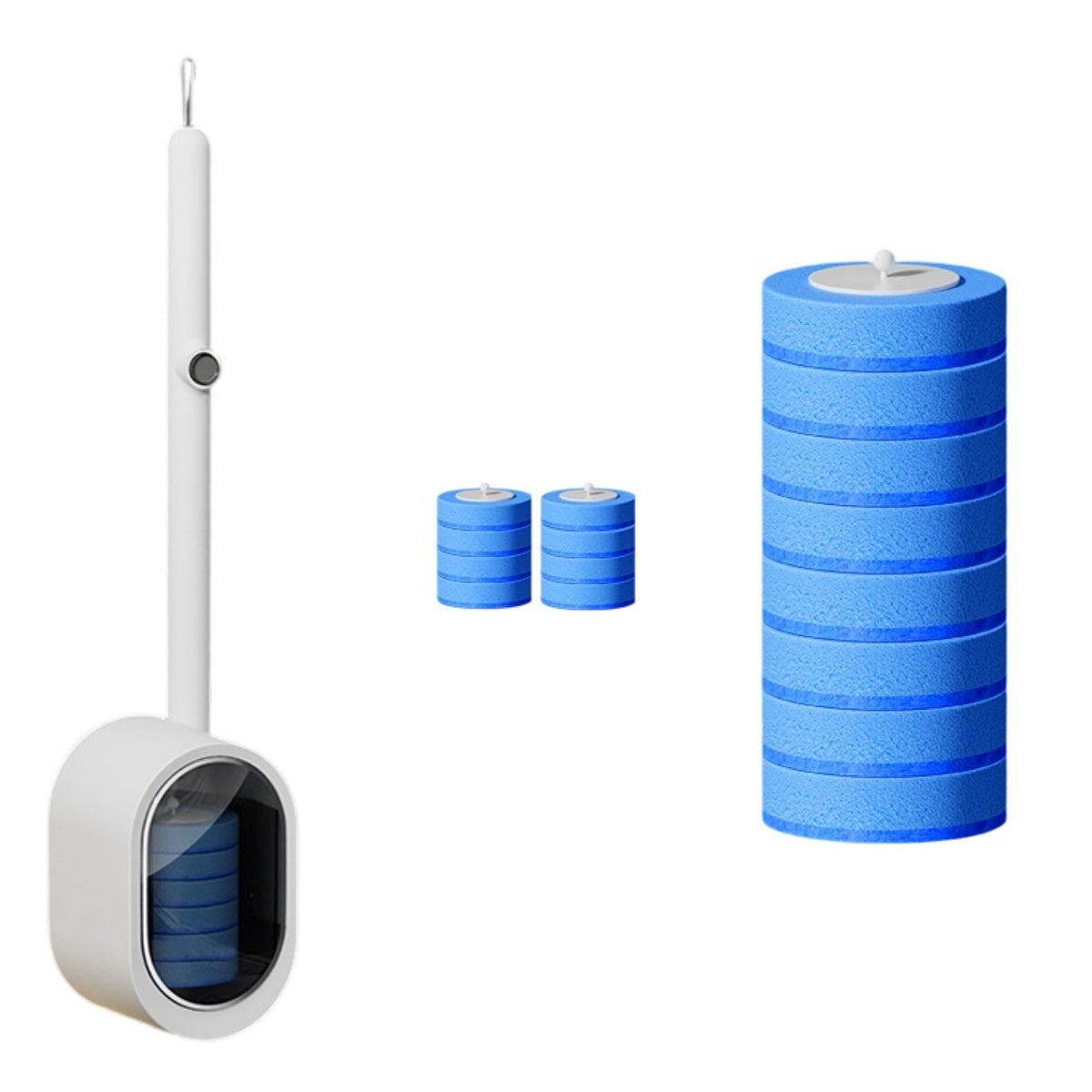 No-Touch Disposable Toilet Scrubber Set