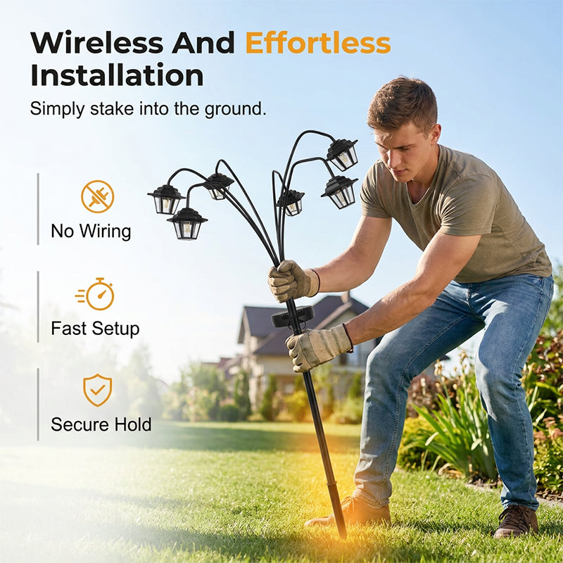Light Up Pathways Instantly! Vintage Solar Dusk-to-Dawn Garden Lights