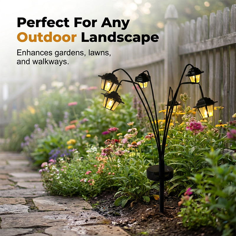 Light Up Pathways Instantly! Vintage Solar Dusk-to-Dawn Garden Lights