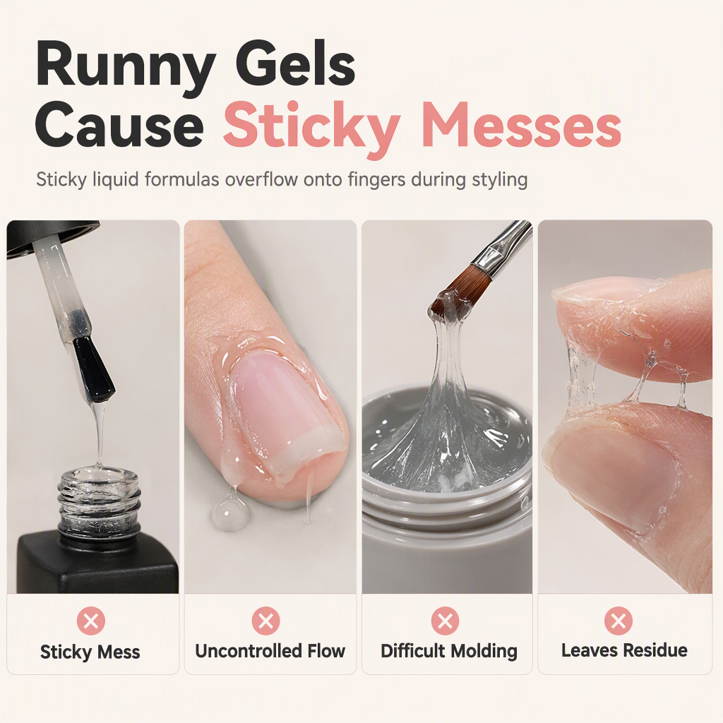 Sculpt Nail Art Instantly! No-Mess Semi-Solid 3D Gel